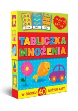 Karty malucha. Tabliczka mnożenia