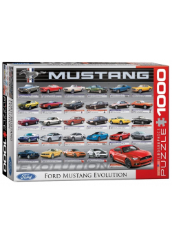 Puzzle 1000 Ford Mustang - Ewolucja