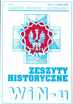 Zeszyty historyczne win u nr 14
