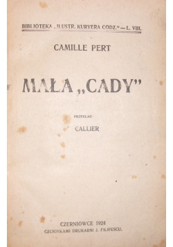 Mała "Cady ",1924r.