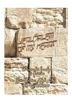 Jerusalem of my Heart + CD