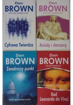Dan Brown. Zestaw 4 książek