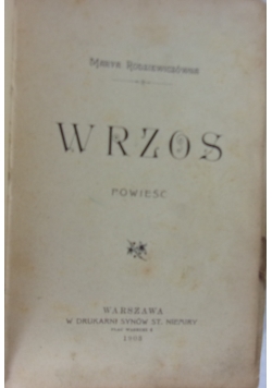 Wrzos, 1903 r.