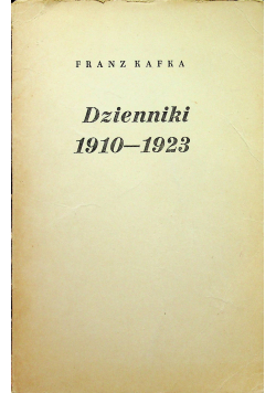 Dzienniki 1910 1923
