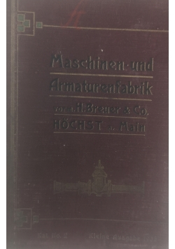 Maschinen und Armaturenfabrik, 1906 r.