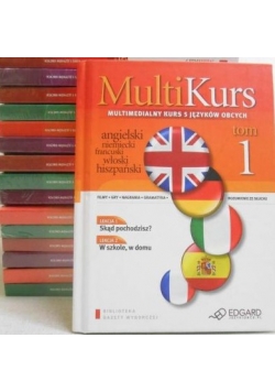 MultiKurs. Multimedialny kurs 5 języków obcych z CD, 16 tomów