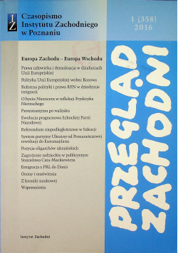 Czasopismo Instytutu Zachodniego w Poznaniu 1