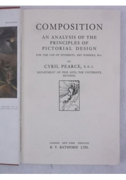 Composition and Analysis of the Principles of Pictorial Design, 1927 r.