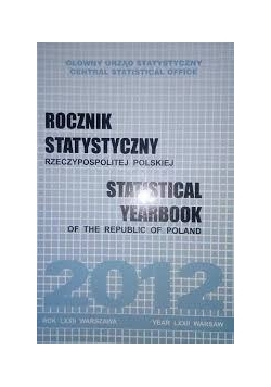 Rocznik statystyczny Rzeczypospolitej Polskiej 2012