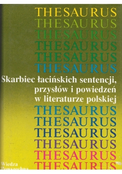 Thesaurus Skarbiec łacińskich sentencji przysłów i powiedzeń