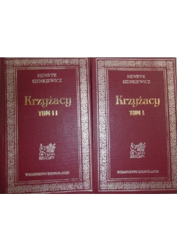 Krzyżacy, tom I-II, zestaw 2 książek