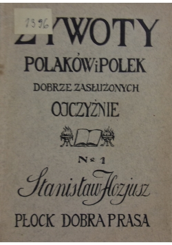 Żywoty Polaków i Polek dobrze zasłużonych Ojczyźnie, 1928r.