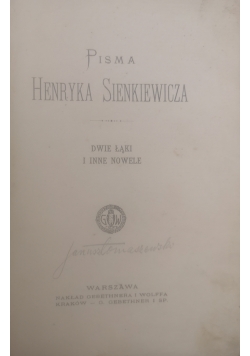 Pisma Henryka Sienkiewicza