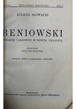 Beniowski 1949 r