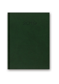 Kalendarz 2019 51T B5 książkowy tygodniowy zielony