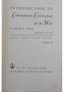Introduction to contemporary civilization in the west, 1948 r.
