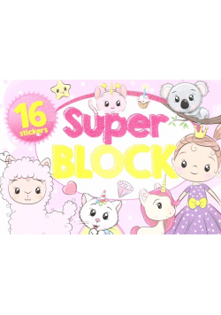 Super block + 16 naklejek