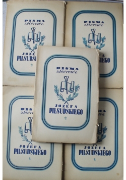Pisma zbiorowe Józefa Piłsudskiego 5 Tomów 1937 r