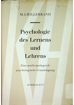 Psychologie des Lernens und Lehrens