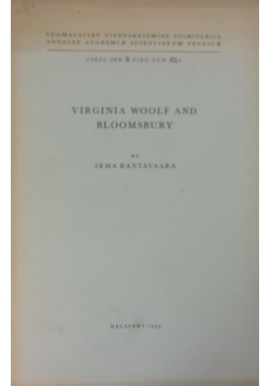 Virginia Woolf and Bloomsbury