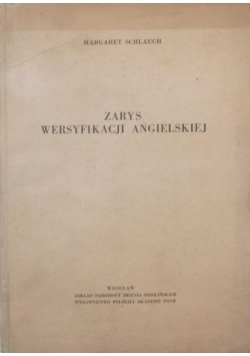 Zarys wersyfikacji angielskiej