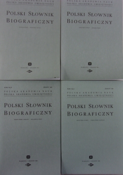 Polski słownik biograficzny. Zestaw 4 książek