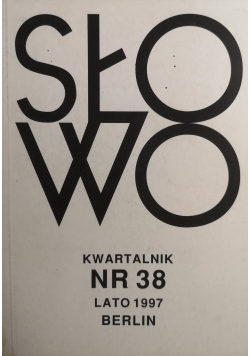 Słowo kwartalnik nr 38