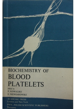 Biochemistry of blood platelets