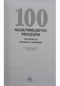 100 najsłynniejszych procesów