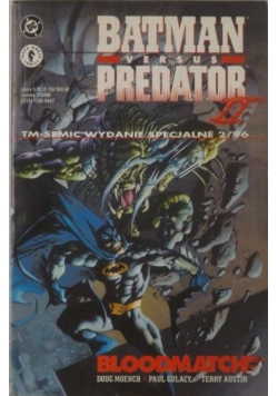 Batman versus Predator. Nr. 2/96. TM-Semic