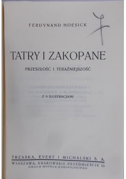 Tatry i Zakopane, 1931 r.