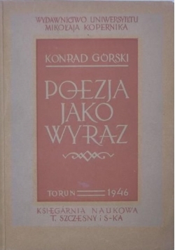 Poezja jako wyraz, 1946 r.