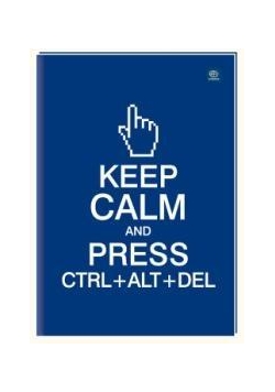 Brulion A5/96K kratka 315 Keep Calm (5szt)