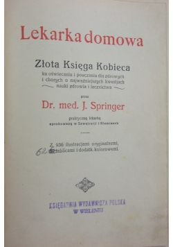 Lekarka domowa, 1928 r.