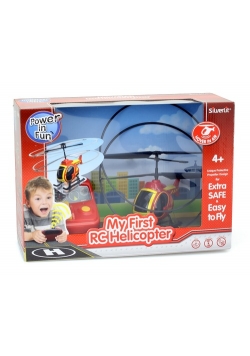 My First RC Helicopter Czerwony