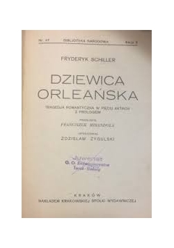 Dziewica Orleańska, 1928r.