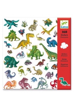 Zestaw naklejek 160 cz. - Dinozaury