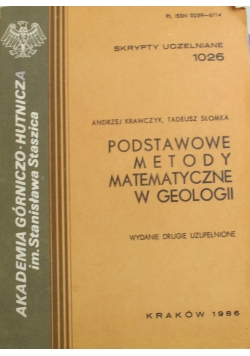 Podstawowe metody matematyczne w geologii