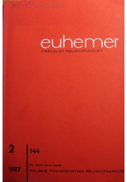 Euhemer przegląd religioznawczy nr 2