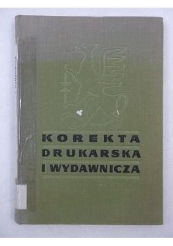 Korekta drukarska i wydawnicza