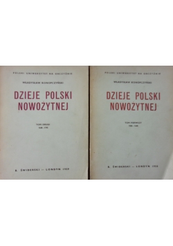 Dzieje Polski nowożytnej. Tom I i II