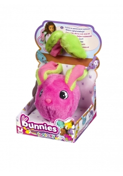 Bunnies Króliczek magnetyczny różowo-zielony