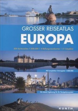 Atlas samoch. EUROPA 1:1 800 000 +49 miast DEMART
