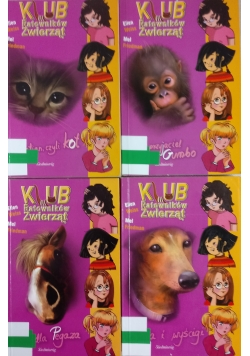 Klub ratowników zwierząt, zestaw 4 książek