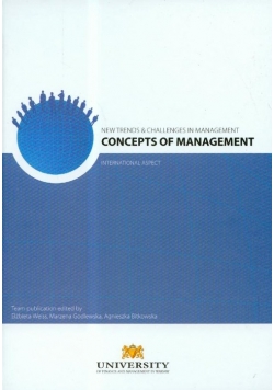 New Trends and Challenges in Management Concepts of Management