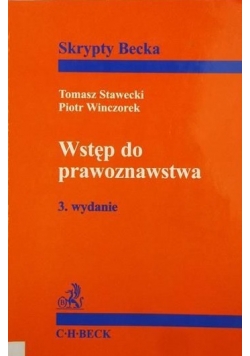 Wstęp do prawoznawstwa , wyd. 3
