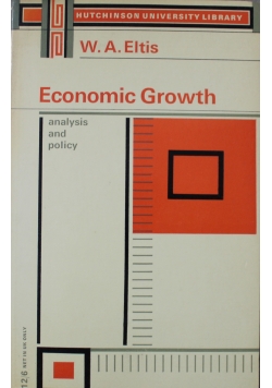 Economic Growth analysis and policy