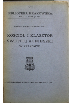 Kościół i klasztor Św. Agnieszki w Krakowie