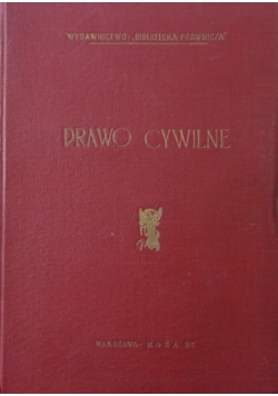 Prawo cywilne, 1929r.