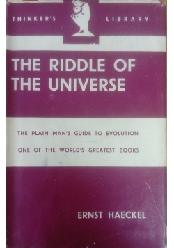 The riddle of the  universe